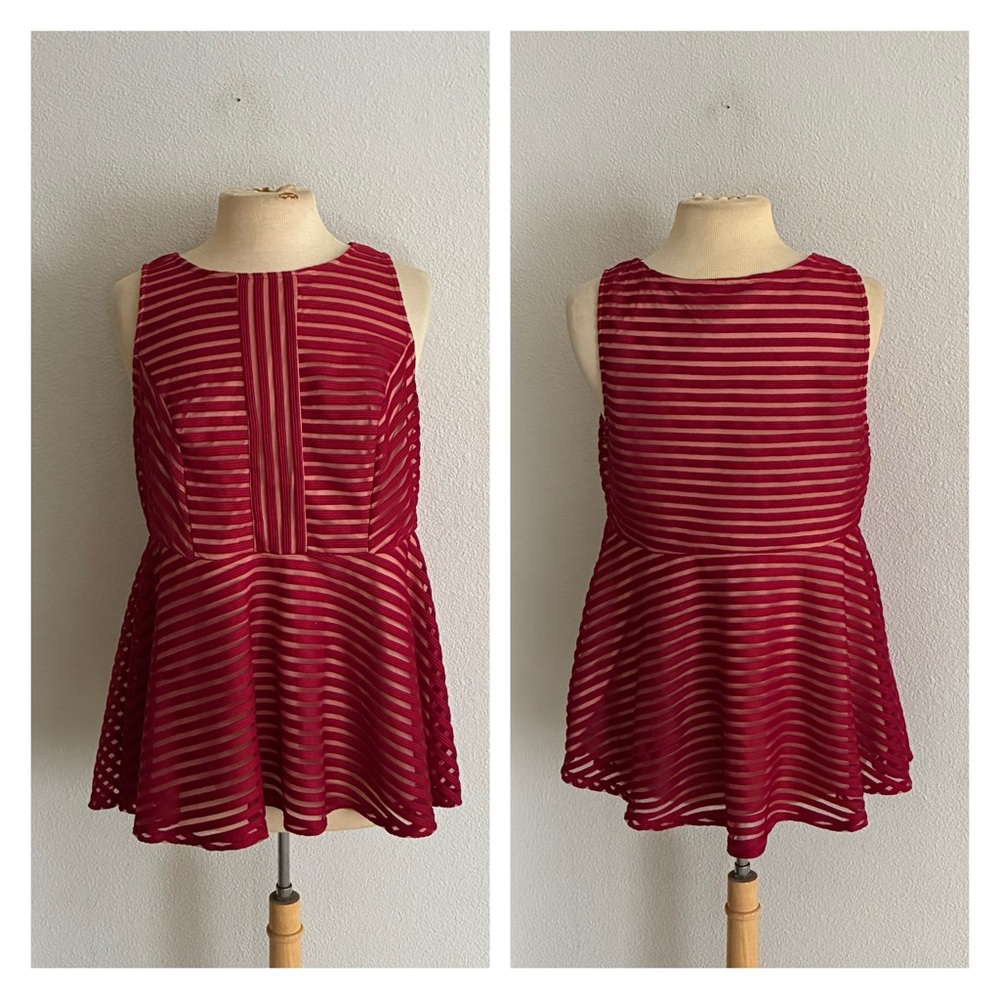 Torrid peplum top